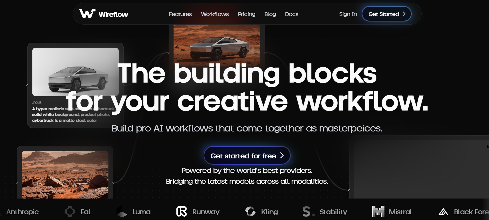 Sitio web de Wireflow