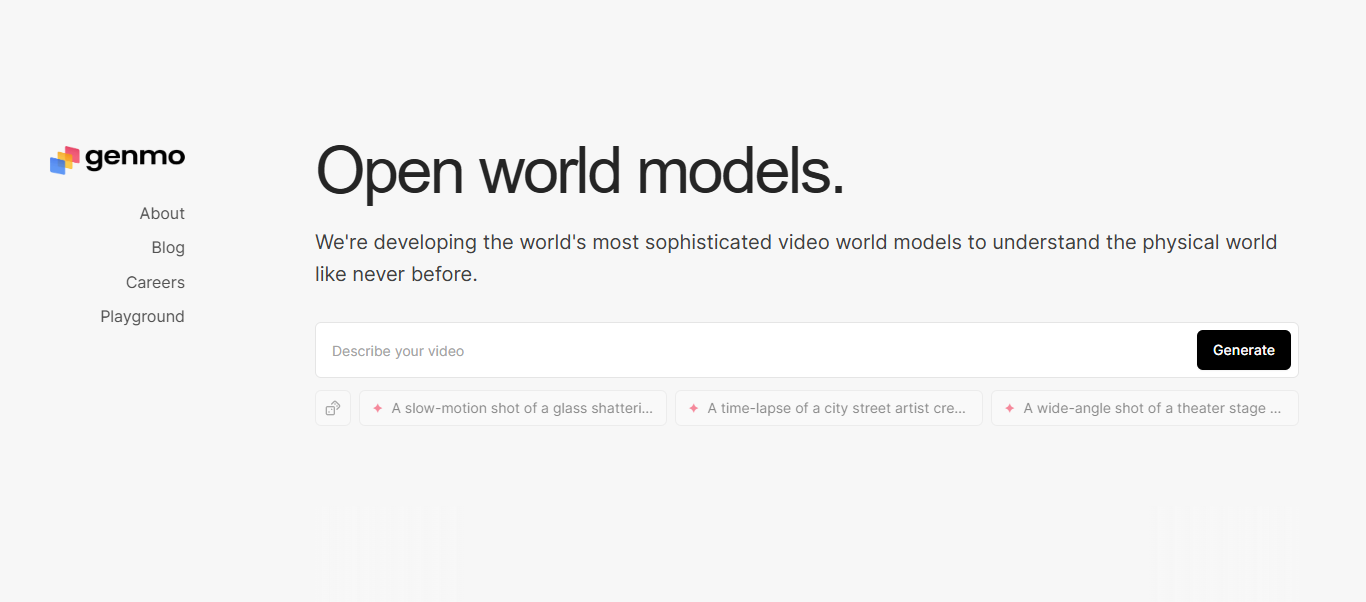 Mochi AI video generation model