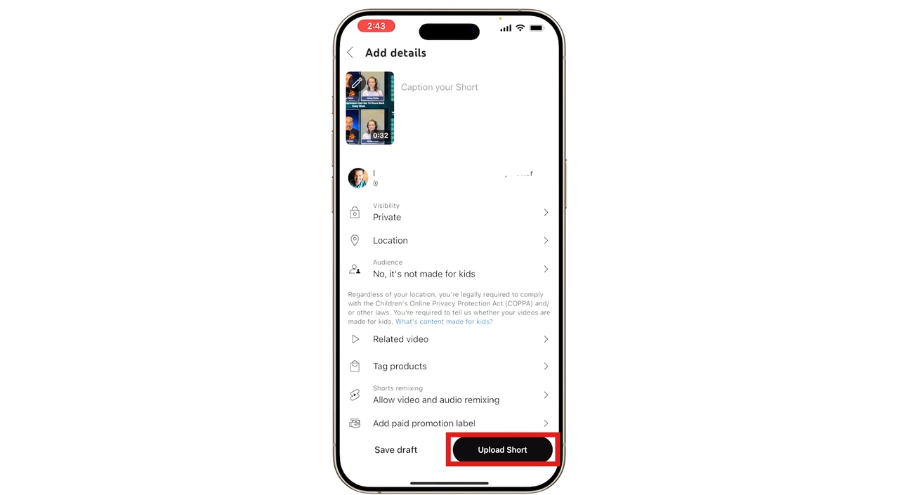 Customize and upload