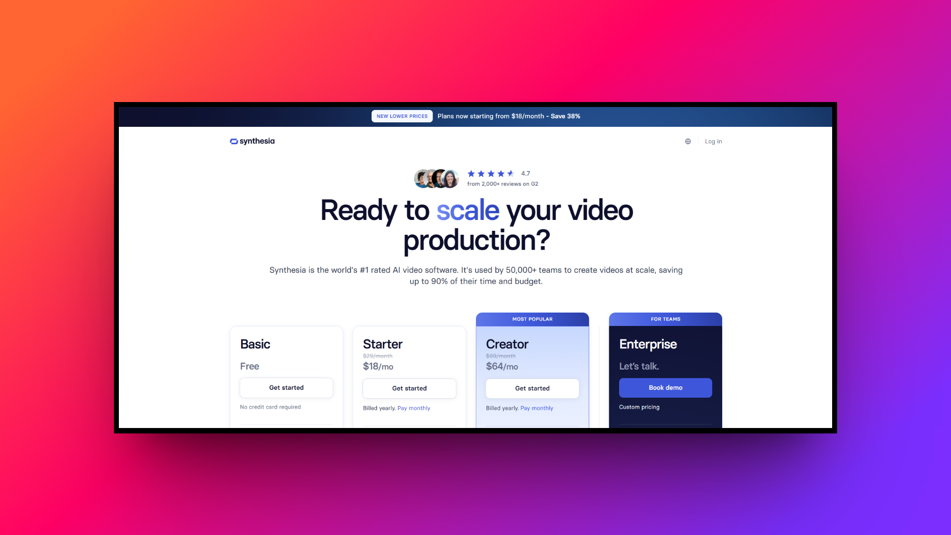 Synthesia pricing: how much are you actually paying?