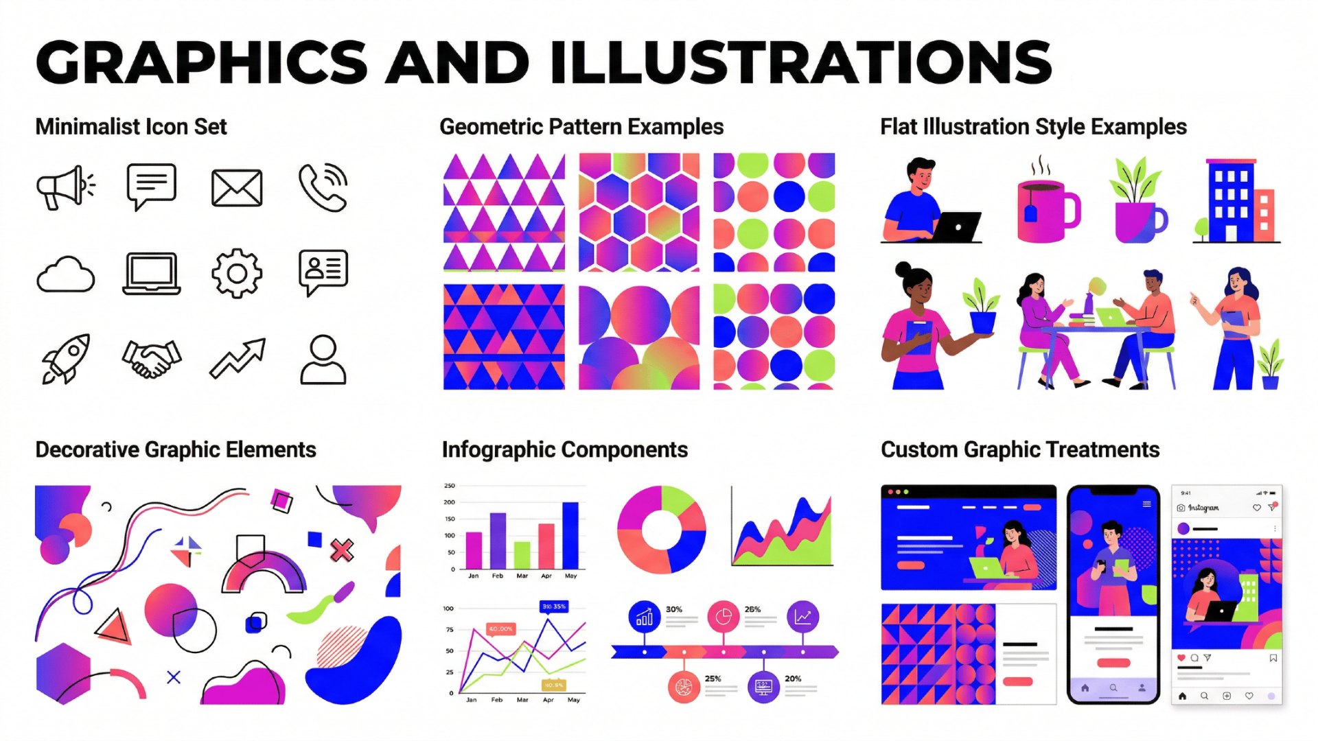 Graphics and illustrations 