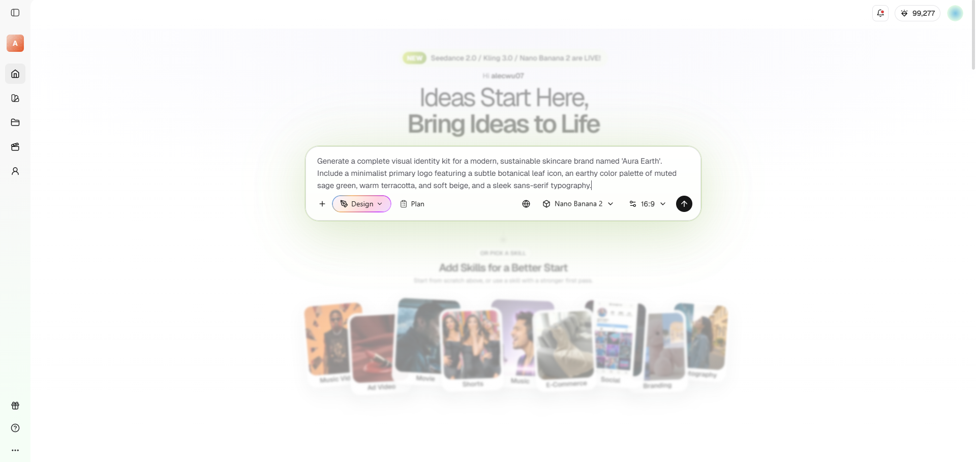 Provide a detailed prompt to create the perfect visual identity graphic design
