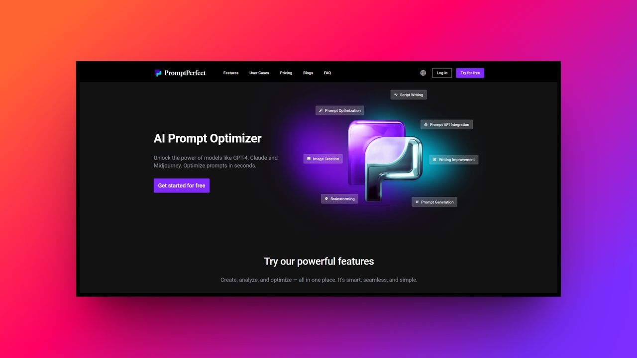 PromptPerfect - ideal for budding developers