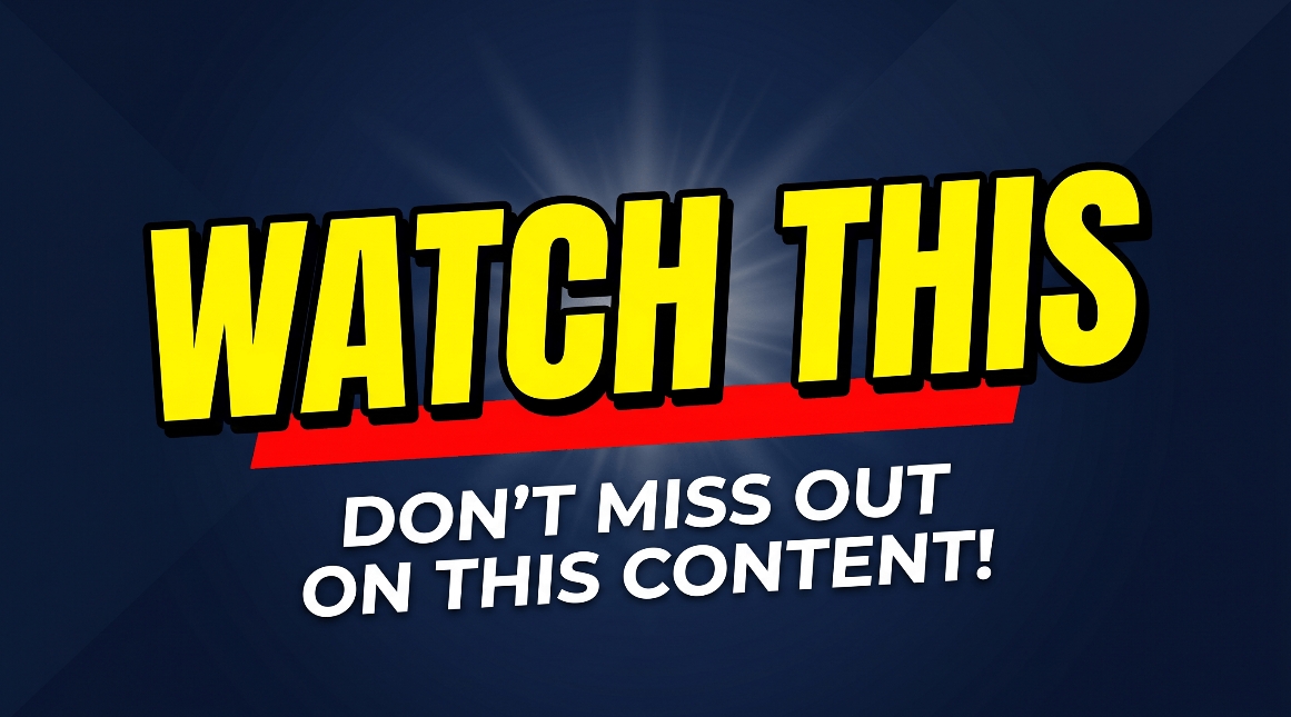Bold Text Overlay Thumbnail Strategy
