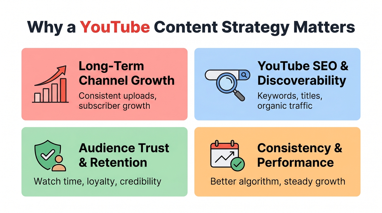 Why a YouTube content strategy matters
