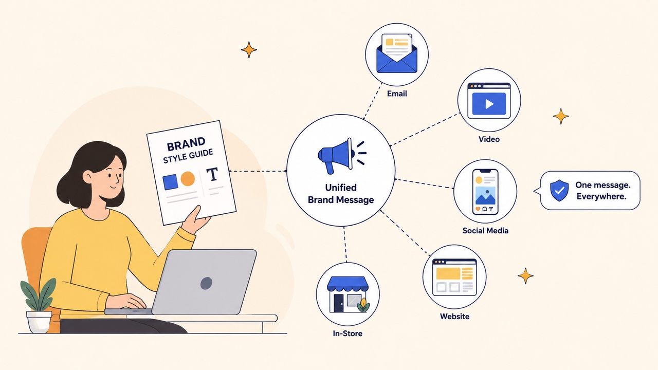 Craft a unified brand message