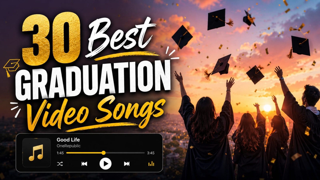 Más de 30 canciones excelentes para videos de graduación