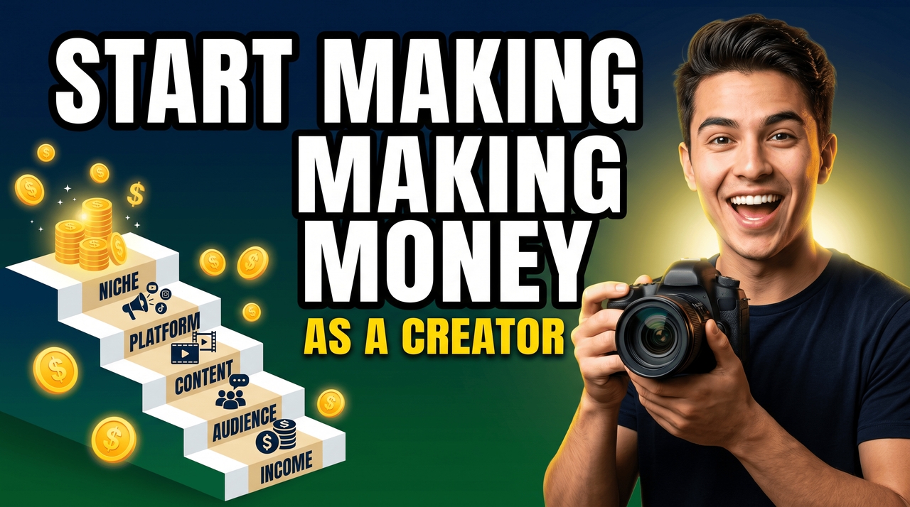 How to start making money as a content creator