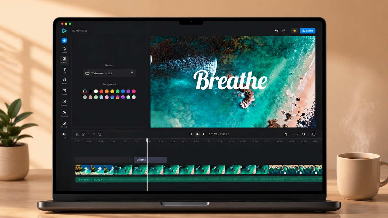 How to use the Clideo video editor (step by step)