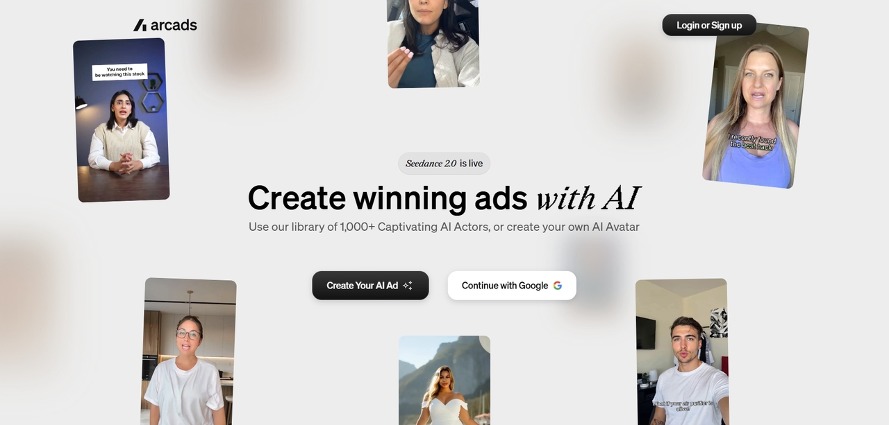 Arcads: Best performance marketing