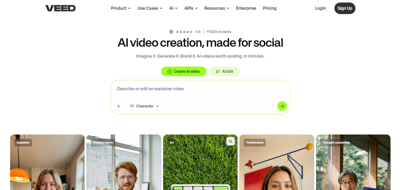 VEED.io: Best simple editing