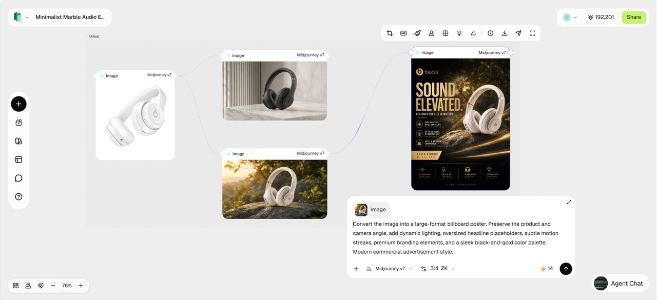 Expand your workflow with multiple creative branches