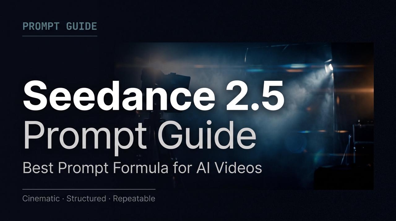 Guía de prompts de Seedance 2.5