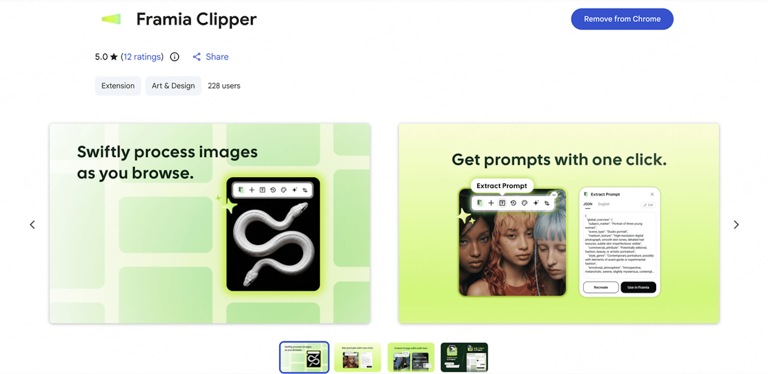 Install Framia Clipper from the Chrome Web Store to get started