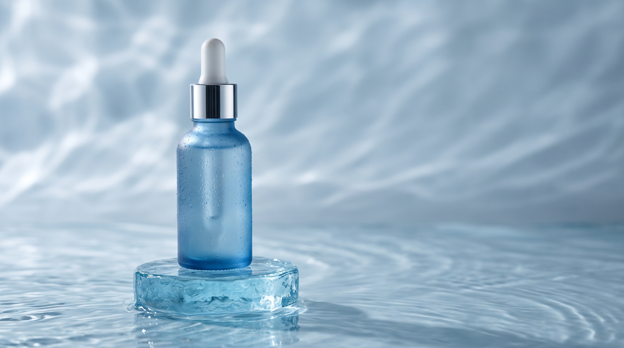 The skincare product visual created in this walkthrough.