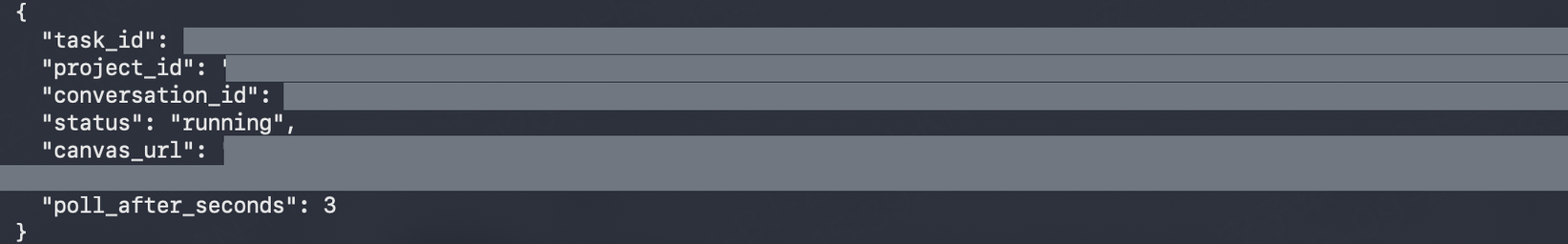 The skincare task was submitted successfully