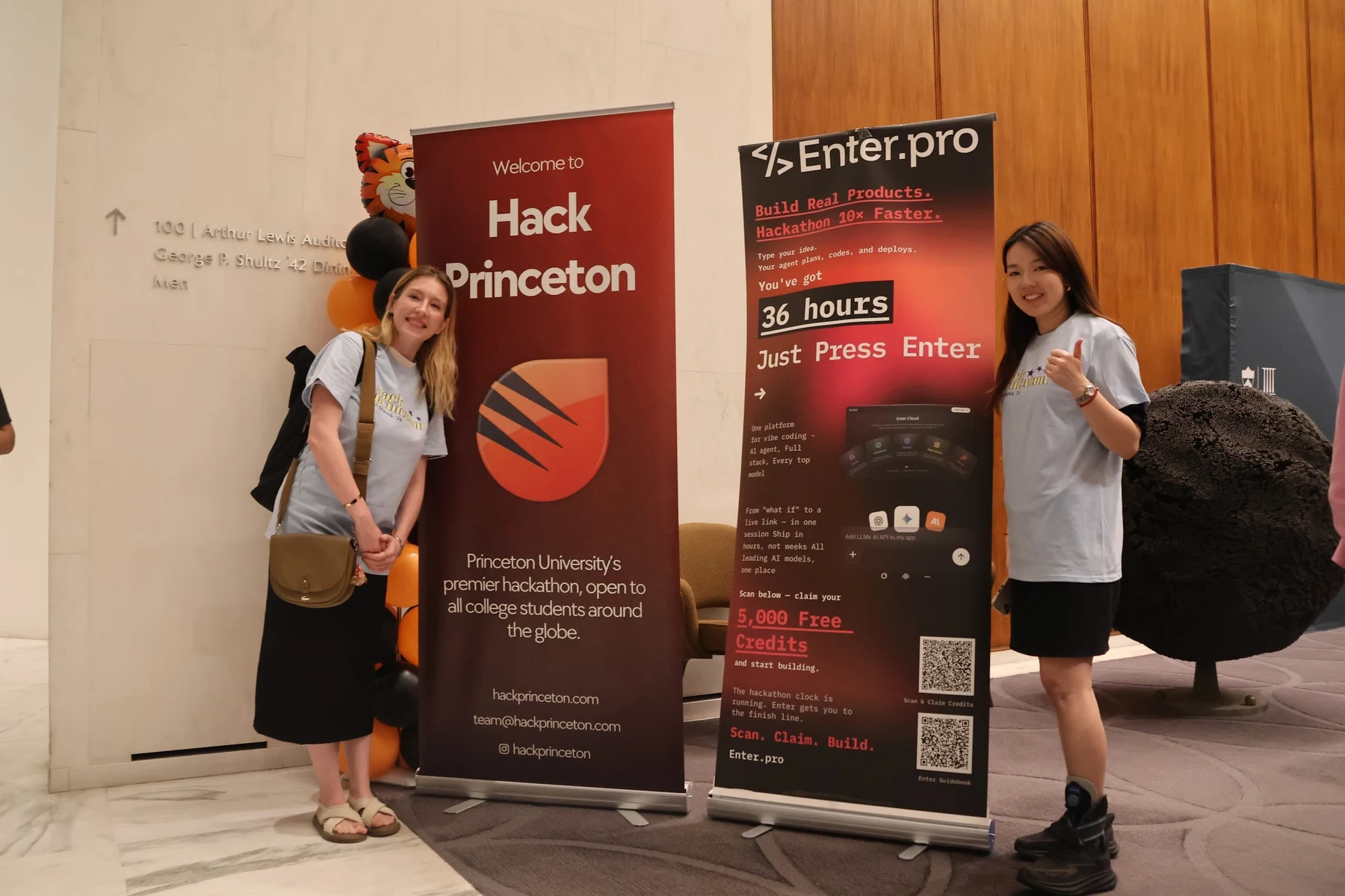 HackPrinceton Spring 2026 opening scene
