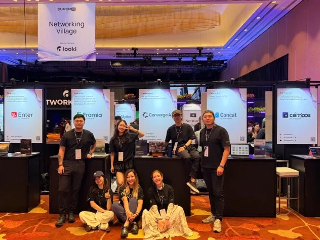 Converge AI booth at SuperAI Singapore 2026
